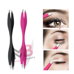 Pinzas Profesionales de Acero Inoxidable de Doble Punta para Cejas, Colores Personalizados, Puntas Inclinadas y Puntiagudas, Uso en Belleza y en el Hogar - Product Image 5