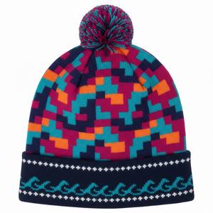 Gorro de Invierno Unisex con Logotipo Personalizado Bordado, Gorro de Punto de Fibra Acrílica, Gorros Cálidos para Viajeros, Jacquard 2026 - Product Image 4