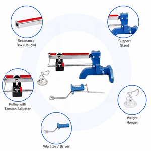 Melde’s Apparatus 220V Laboratory Equipment | Mechanical Wave Experiment Device for <b>Physics</b> Lab String Vibration Frequency Test - Product Image 2