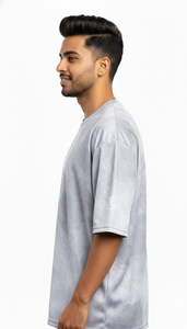 T-shirt surdimensionné de style streetwear pour homme, coupe décontractée, sublimation - Product Image 3