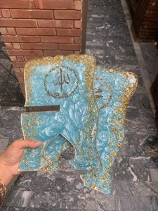 Marque-pages décoratifs personnalisés avec logo, en résine, design Art Déco, forme unique, nom personnalisé, pour livres, Coran, cadeau attentionné pour les lecteurs - Product Image 3