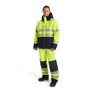 Chaqueta de Seguridad de Alta Visibilidad para Trabajo en Invierno, Reflectante con LED, Impermeable, de Secado Rápido, Transpirable, para Construcción en Exteriores - Product Image 5