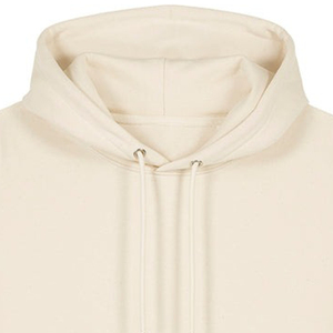 Sweat-shirt à capuche unisexe oversize à col rond, couleur unie, en molleton mélange polyester/coton, pull décontracté avec design coupé - Product Image 2