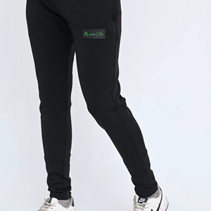 Ensemble de survêtement noir pour homme, vêtements de sport personnalisés, veste à fermeture éclair intégrale, pantalon de jogging, tenue d'entraînement, streetwear, vente en gros - Product Image 6