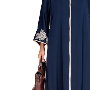 Abayas negras sencillas para mujer, estilo moderno y modesto, abayas transpirables para verano, abayas holgadas y modestas para mujer - Product Image 5