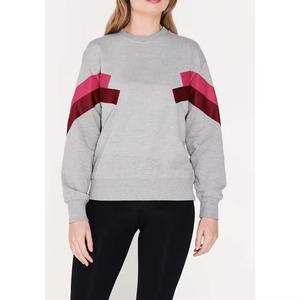 Sweat-shirt pour femme de qualité supérieure, en tricot, simple, décontracté, à manches longues, respirant, écologique, avec logo personnalisé - Product Image 5