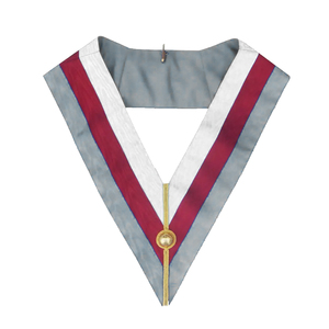 Collar Ceremonial de Maestro Masón del Rito Escocés, Collar Provincial de Antigua Provincia, Collar Personalizado, En Stock - Product Image 4