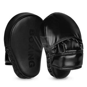Guantes curvos de cuero de cinco dedos para entrenamiento de Sanda, Boxeo, Muay Thai, Taekwondo y protección de cabeza - Product Image 6