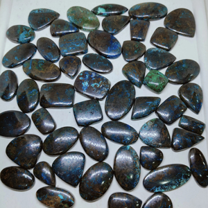 100% Natura Azurite Malachite Pierres Précieuses En Gros Lot Top Bleu Azurite Pierre En Vrac Azurite Cabochon Fabrication À La Main Bijoux - Product Image 1