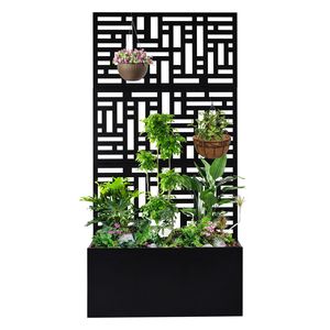 Fioriera da Giardino in Metallo Alta 70 Pollici con Traliccio Codice 96402386 per Uso Agricolo, Ideale per Piante Rampicanti - Product Image 4