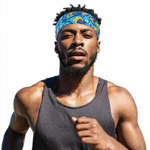 Custom Sublimation Running <b>Headband</b> Fitness Printed Yoga Wear Jogging Workout Fitness Printed Head bands Women's - Product Image 2