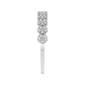 14kt Gold Openable <b>Bangle</b> <b>Bracelet</b> In (1 Ct. Tw.) GRA Certified Pear Cut Lab Grown Diamond Flower Design <b>Bangle</b> At Lowest Price - Product Image 3