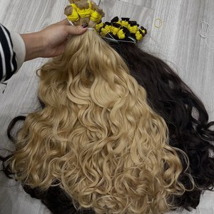 Produit phare : Cheveux naturels ondulés en vrac, cheveux slaves, prix de gros direct usine, sans nœuds, sans perte de cheveux - Product Image 6
