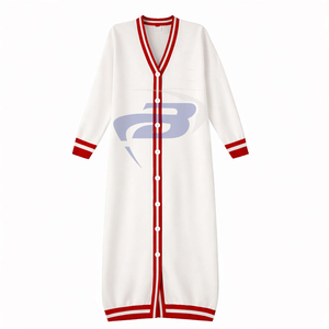 เดลต้า |   ซิกมา |   เสื้อคลุมคาร์ดิแกนลำลองสำหรับฤดูหนาว Theta Sorority ผ้าวูล/อะคริลิก ดีไซน์โดดเด่น เสื้อคลุมคาร์ดิแกนยาวสำหรับผู้หญิง - Product Image 2