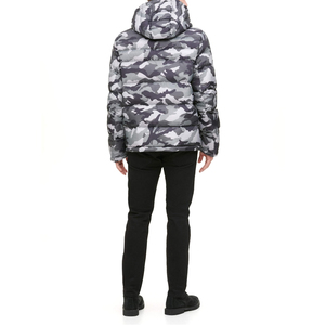 Warm Men Samavia Waterproof Pullover Thick Quilted <b>Padded</b> Soft Shell Cotton Lined Eco-Friendly Crew <b>Neck</b> Outdoor Summer Stylish - Product Image 3