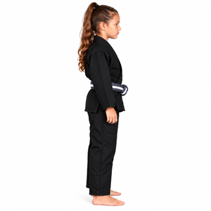 BLACK Custom <b>Kids</b> BJJ Gi Brazilian Jiu Jitsu Kimono Youth BJJ Uniform OEM Wholesale - Product Image 6