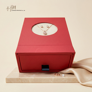 Caja de Regalo Cuadrada Rígida de Papel de Arte Premium para Bebidas, Estructura Especial con Solapa Abatible, Estampado en Lámina Dorada, Diseño Multicapa, Personalizable - Product Image 2