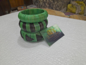 กำไลหวายทำด้วยมือธรรมชาติ Boho สร้อยข้อมือสไตล์ชายหาดสำหรับผู้หญิงเครื่องประดับที่เป็นมิตรกับสิ่งแวดล้อม - Product Image 6