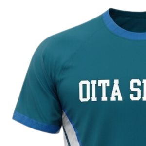 เสื้อเจอร์ซีย์เน็ตบอลแบบซับลิเมชั่นสีเขียวอมฟ้าเข้ม-ขาว สำหรับทุกเพศ ผลิตจากโพลีเอสเตอร์ แขนสั้น เหมาะสำหรับทีมกีฬา ชุดฝึกซ้อม และชุดยูนิฟอร์ม - Product Image 4