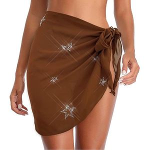 Women's <b>Bathing</b> Suit Cover Up Chiffon Beach Sarong Wrap Lightweight Swim Skirt - Product Image 1