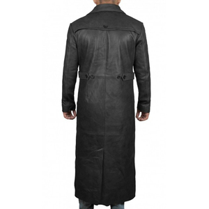 <b>Plus</b> <b>Size</b> Genuine Leather <b>jacket</b> Trench Coat – Winter Long Style Private Label - Product Image 3