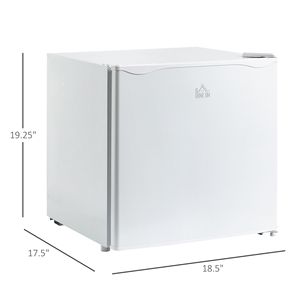 1.1 Cu.Ft Compact Upright <b>Freezer</b> with Reversible Door & Removable Shelves <b>Mini</b> Design for Home Dorm Office White Appliances - Product Image 3