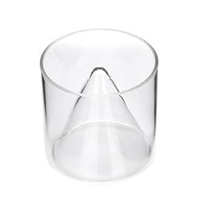 Hand-Blown 200ml Conical Borosilicate Whiskey Glass Artisan Tea <b>Cups</b> & <b>Saucers</b> for Lovers - Product Image 3