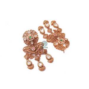 Fine Dangle Earrings-Trisha Antique Designer Jewelry - Product Image 3