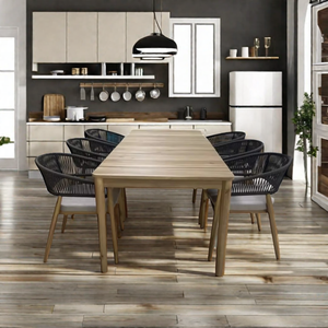 Huy Gia ensemble de table à manger en bois meubles de cuisine essentiels fabriqués au Vietnam matériau en bois durable - Product Image 1