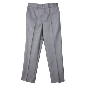 Ensemble uniforme scolaire personnalisé pour garçons : chemise bleu clair, pantalon gris formel et cravate classique pour l'école - Product Image 5