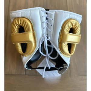 Protector de Cabeza de Cuero Transpirable Rojo para Artes Marciales y Boxeo, Resistente a Impactos, con Cierre de Gancho y Bucle, 16-20 Ventilaciones, Protector Facial para Adultos - Product Image 6