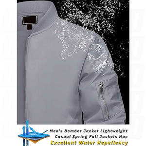 Blousons Bomber Zippés Personnalisés OEM en Gros – Col Montant, Style Décontracté Streetwear, Blouson Aviateur Entièrement Zippé, Marquage d'Entreprise - Product Image 2