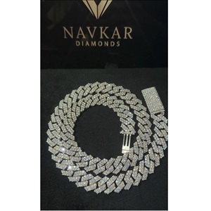 Chaîne cubaine la plus vendue pour hommes et femmes, bijoux hip-hop en acier inoxydable, collier plaqué or, disponible au meilleur prix - Product Image 2