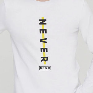 T-shirts à manches longues pour hommes en mélange polyester/coton de haute qualité, style streetwear, couleurs et tailles personnalisées, respirants et infroissables - Product Image 5