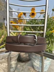 Cinturón Casual de Cuero Vacuno Hecho a Mano para Hombre, Estilo Western Vintage, con Detalle Bordado y Estampado por Transferencia Térmica, Hebilla de Cobre de 3.5cm - Product Image 3