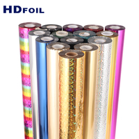 Rouleau de film holographique PET or et argent, imprimable par transfert, pour estampage à chaud, HDFOIL, prix direct usine
