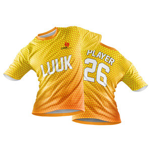 Camiseta Deportiva Ligera de Manga Corta con Cuello Redondo para Hombre, Sublimada, para Entrenamiento Deportivo, Fitness y Ejercicio - Product Image 4