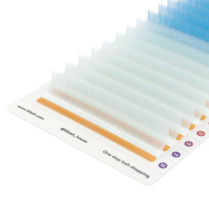 Extensions de cils colorées, différentes couleurs, extensions de cils individuelles, commande en gros, fournitures pour extensions de cils, vente en gros - Product Image 3