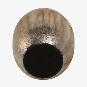 Vase en métal bronze rustique - Urne texturée vintage pour accent de table contemporain et présentoir de décoration intérieure de luxe - Product Image 2