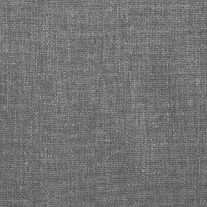 Juego de 2 sillas de comedor gris claro con estructura de metal y tela de poliéster, elegantes y duraderas - Product Image 6