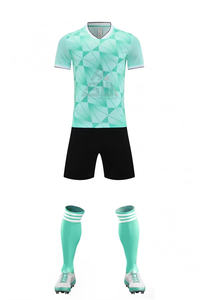 Conjunto de Uniforme de Fútbol Personalizado, Multicolor, Manga Corta, Antibacteriano, Secado Rápido, Transpirable, Ropa de Equipo, Fabricante OEM - Product Image 2