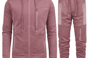 <b>Top</b> Trending Hooded Zip Up Tracksuit for Men Custom Logo High Quality Breathable 100% Cotton <b>Low</b> Price Factory Direct Sale - Product Image 6