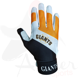 Gants de baseball antidérapants Giants pour enfants, gants de frappe de baseball OEM, gants de softball anti-humidité - Product Image 1