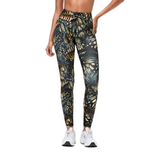 Leggings Ajustados Estampados para Mujer, Cintura Alta, Elásticos, Compresión, Yoga, Gimnasio, Fitness, Diseño Personalizado, Fabricante OEM ODM - Product Image 1
