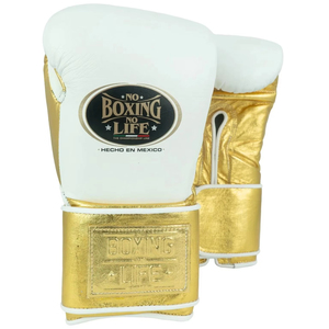Guantes de Boxeo Premium No Boxing No Life con Cierre de Velcro, de Cuero Genuino para Adultos, para Entrenamiento de Kickboxing, con Logotipo Personalizado - Product Image 1