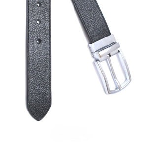 Cinturón de Cuero Reversible de Alta Calidad para Hombre, Elegante, Duradero, Ajustable, de Cuero Genuino, para Uso Formal, Casual y Diario - Product Image 4