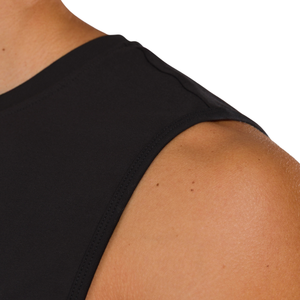 เสื้อกล้ามผู้ชายสีดำ แขนกุด ทรงเข้ารูป น้ำหนักเบา สำหรับออกกำลังกาย ฟิตเนส เล่นกีฬา รับผลิตตามสั่ง ขายส่งจำนวนมาก - Product Image 5