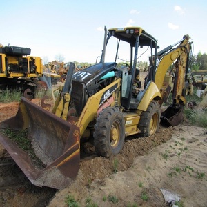 ซื้อรถแบคโฮล้อใหม่สมรรถนะเยี่ยม รถตักล้อยางมือสอง Caterpillar Cat420f 420E รถแบคโฮล้อขับเคลื่อน 4 ล้อ รถตักล้อยางมือสอง Cat 420F 420E - Product Image 1