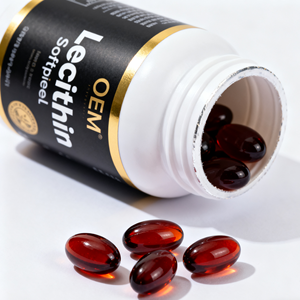 Sojalecithine <span class=keywords><strong>Softgel</strong></span> Capsules - Rechtstreeks van de fabriek - 42g Lecithine per 100g - Voor volwassenen - Aangepaste formuleringen beschikbaar - Product Image 4