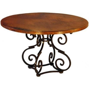 Table en métal industrielle moderne pour salon, salle à manger et bureau, décoration intérieure - Product Image 1